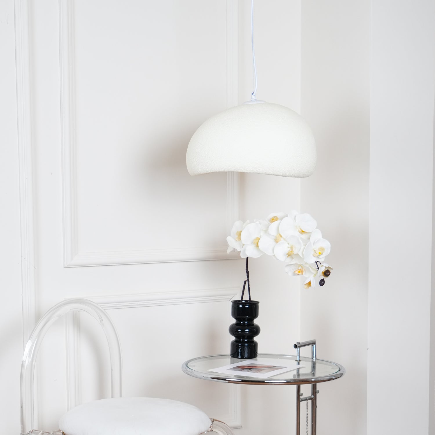 Textured Dome Pendant Ceiling Light