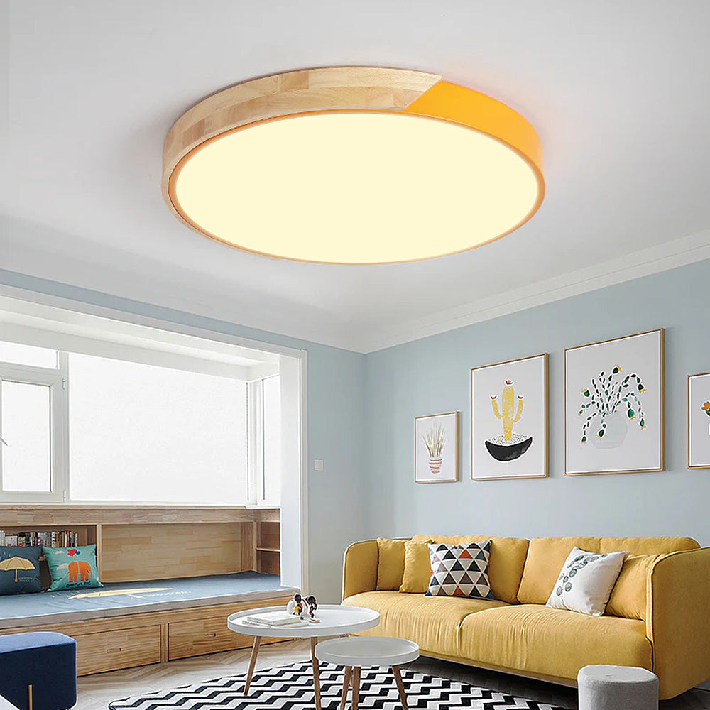Low Profile Flush Mount Ceiling Light Dimmable Lighting