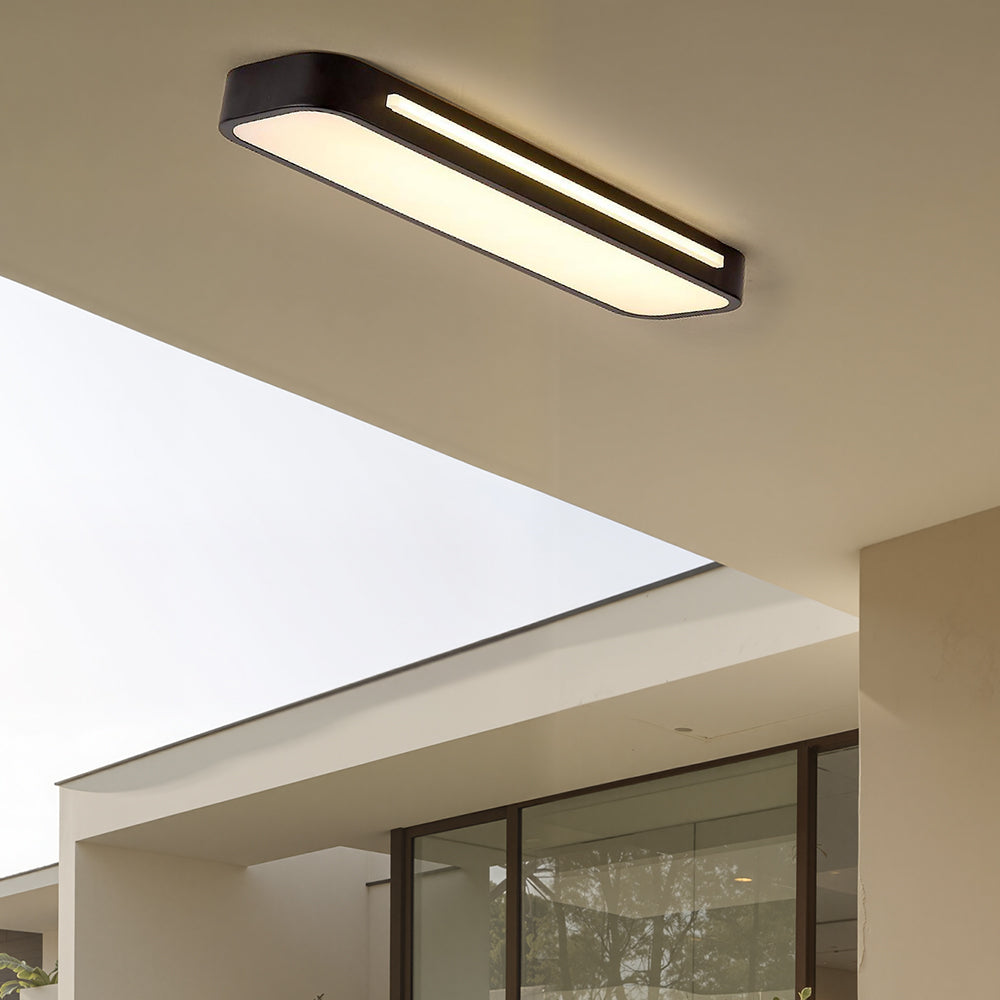 Flush Mount Rectangular Ceiling Light
