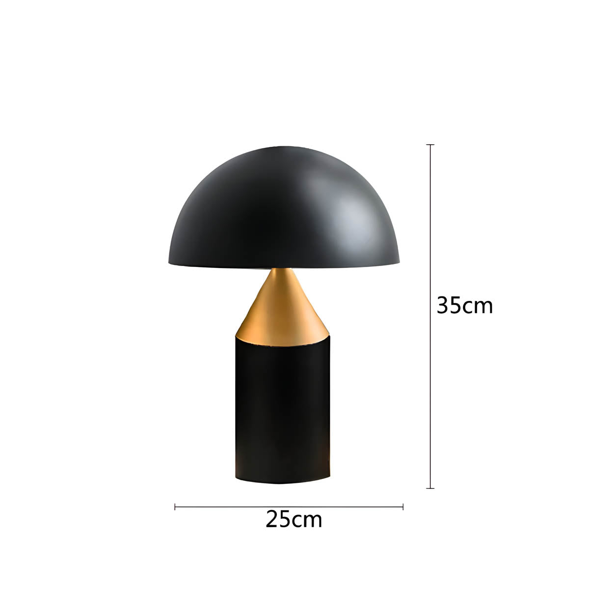 Rounded Dome Shade Table Lamp