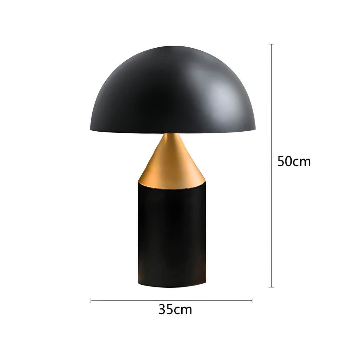 Rounded Dome Shade Table Lamp