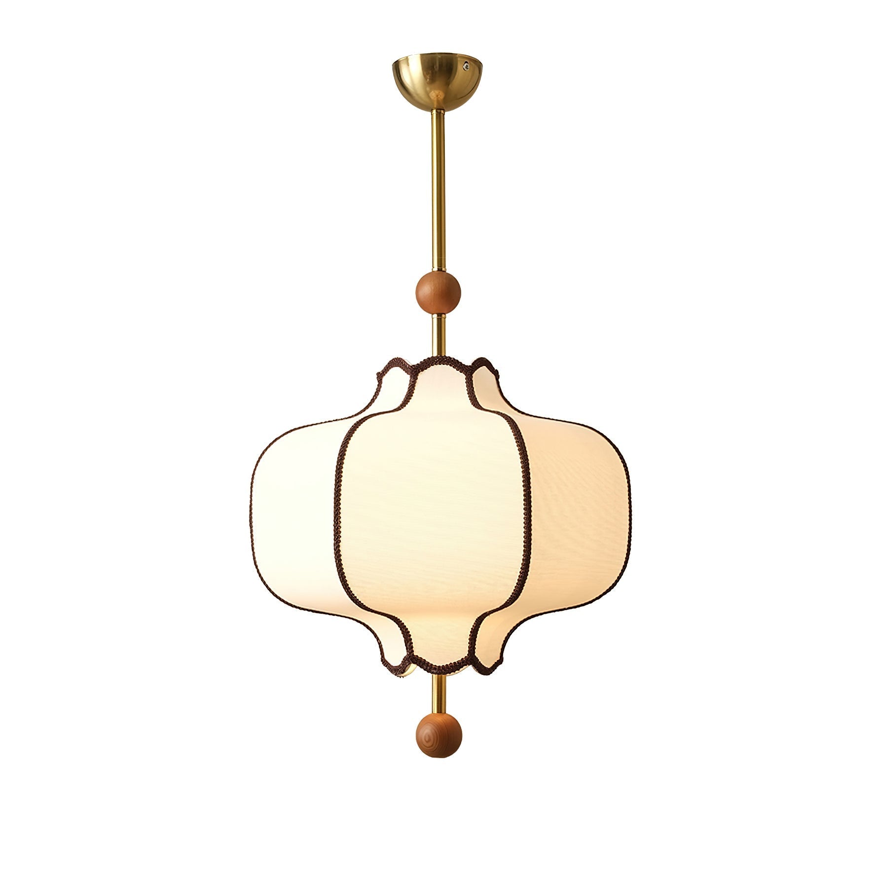 Lantern Shape Glass Pendant Ceiling Light