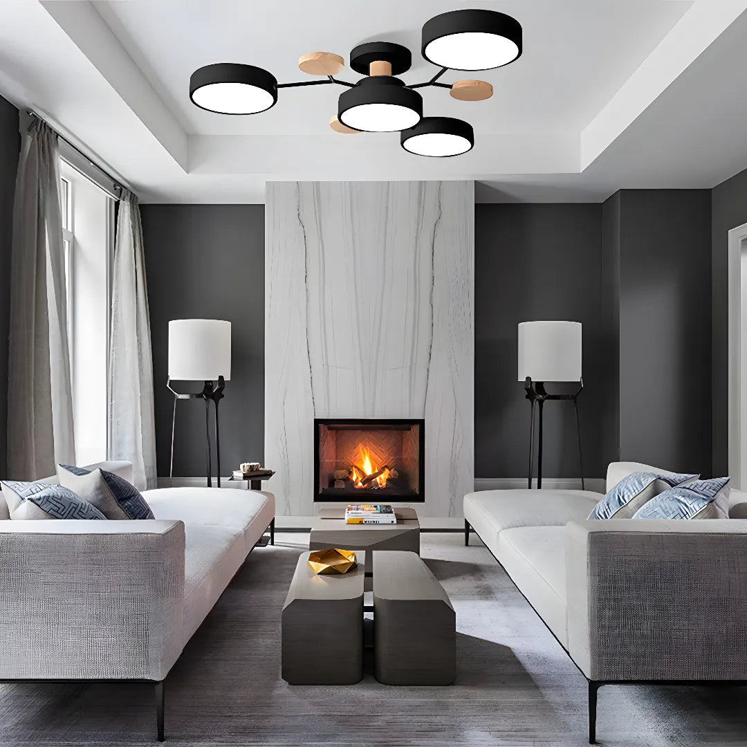 Flush Mount Ceiling Light Ring Design