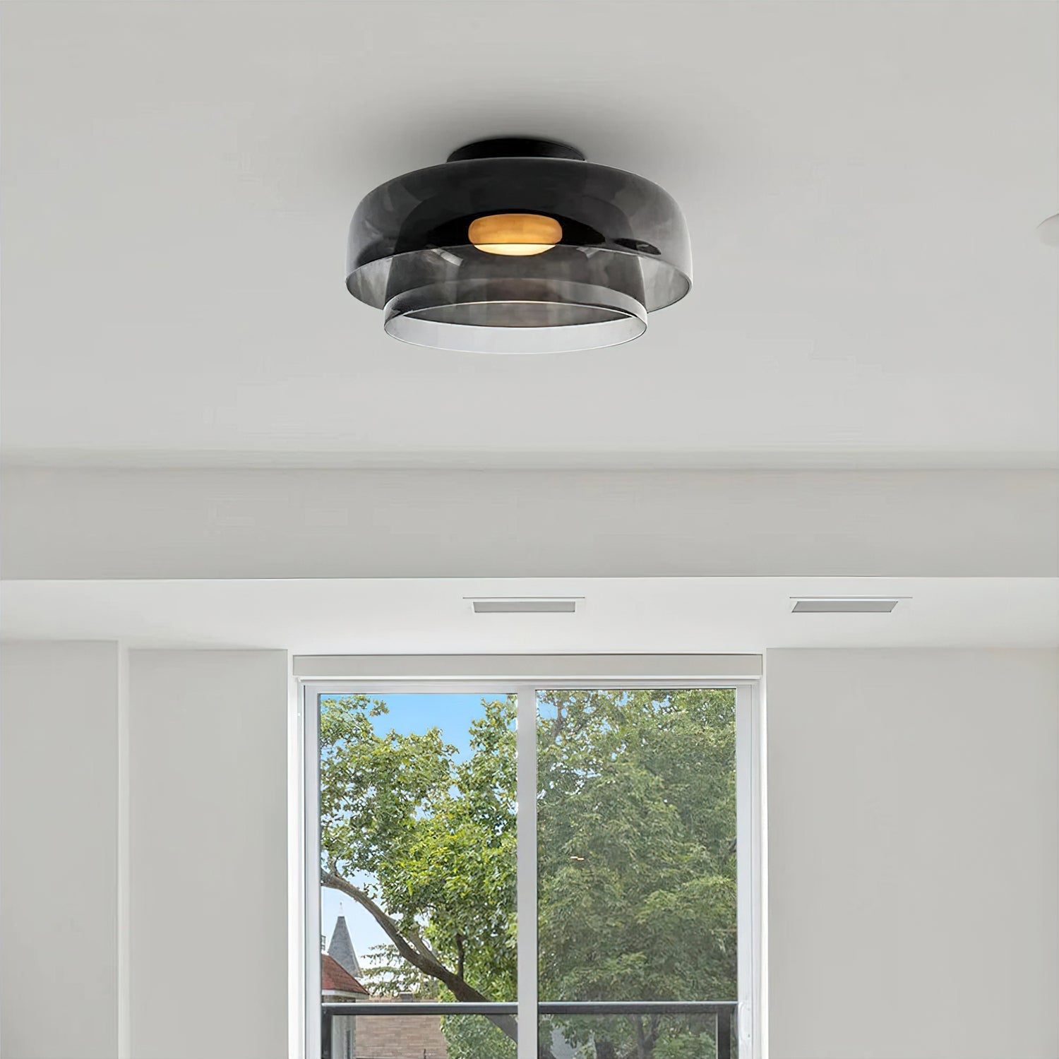Flush Mount Shade Ceiling Light