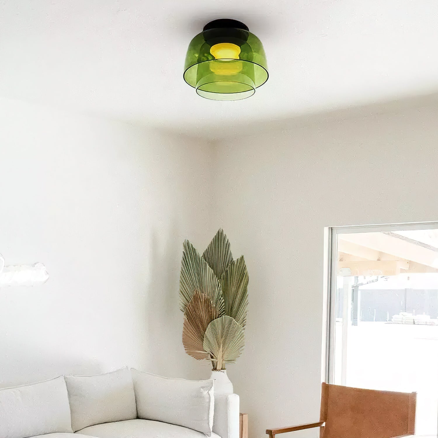 Flush Mount Shade Ceiling Light