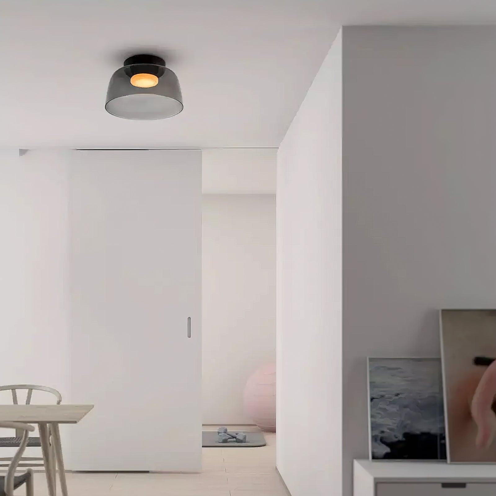 Flush Mount Shade Ceiling Light