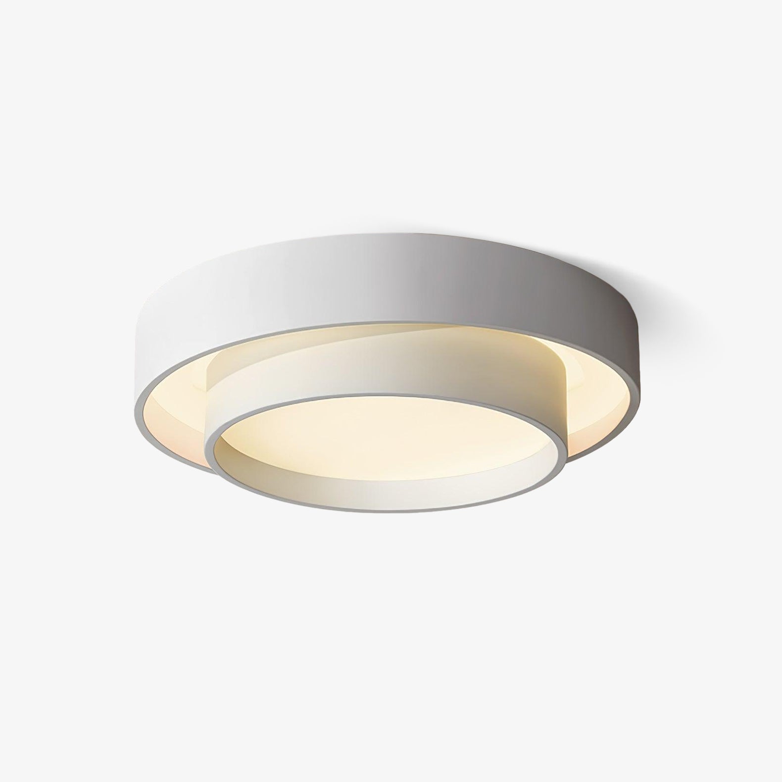 Layered Circular Flush Mount Ceiling Lamp