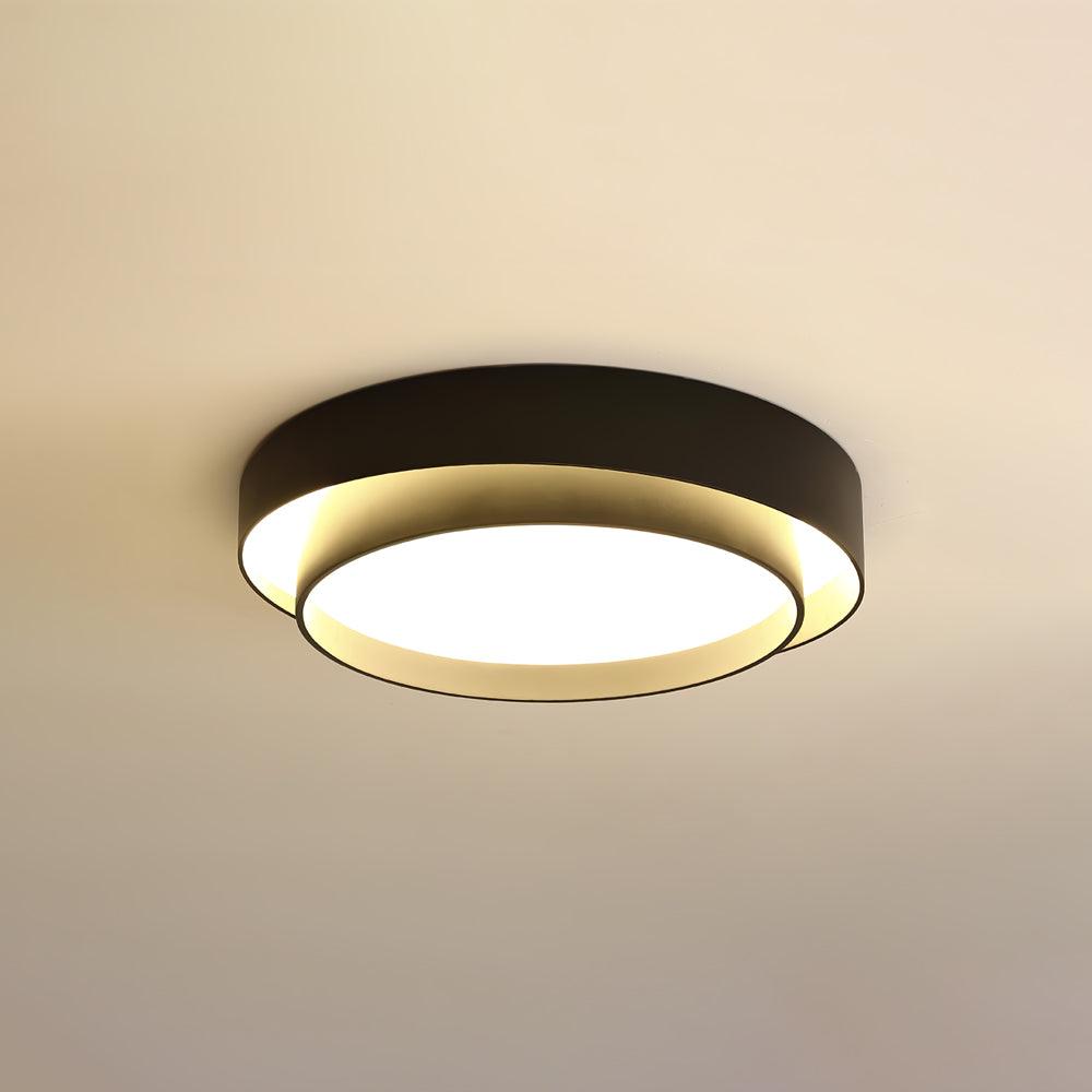 Layered Circular Flush Mount Ceiling Lamp