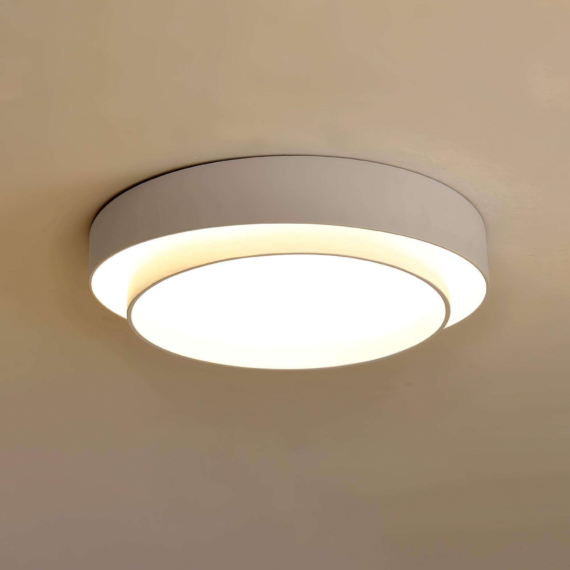 Layered Circular Flush Mount Ceiling Lamp