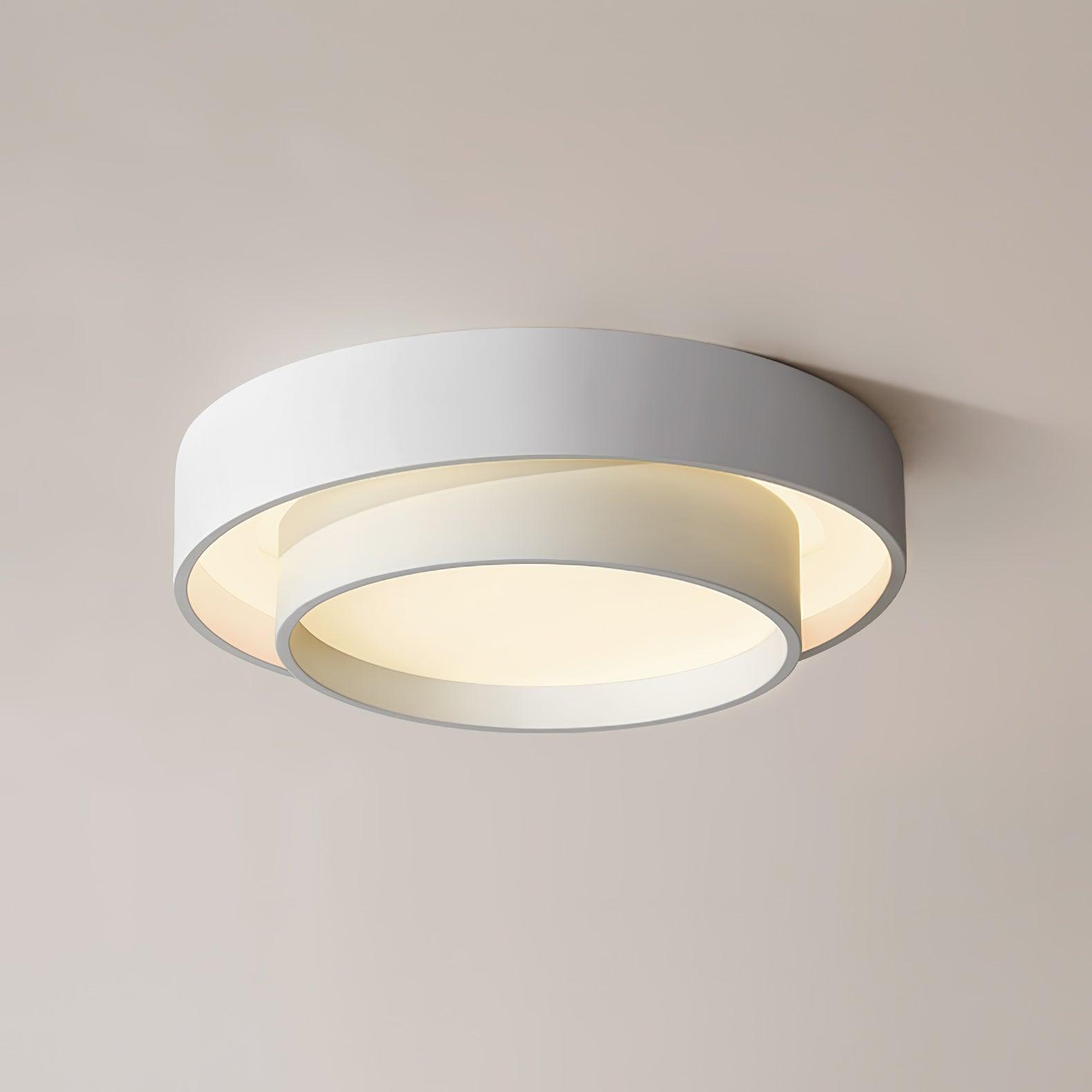 Layered Circular Flush Mount Ceiling Lamp