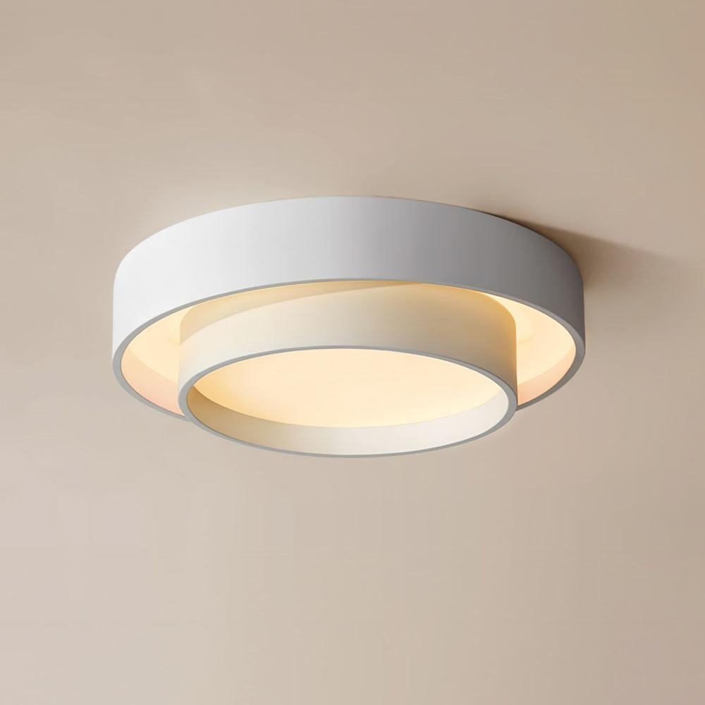 Layered Circular Flush Mount Ceiling Lamp