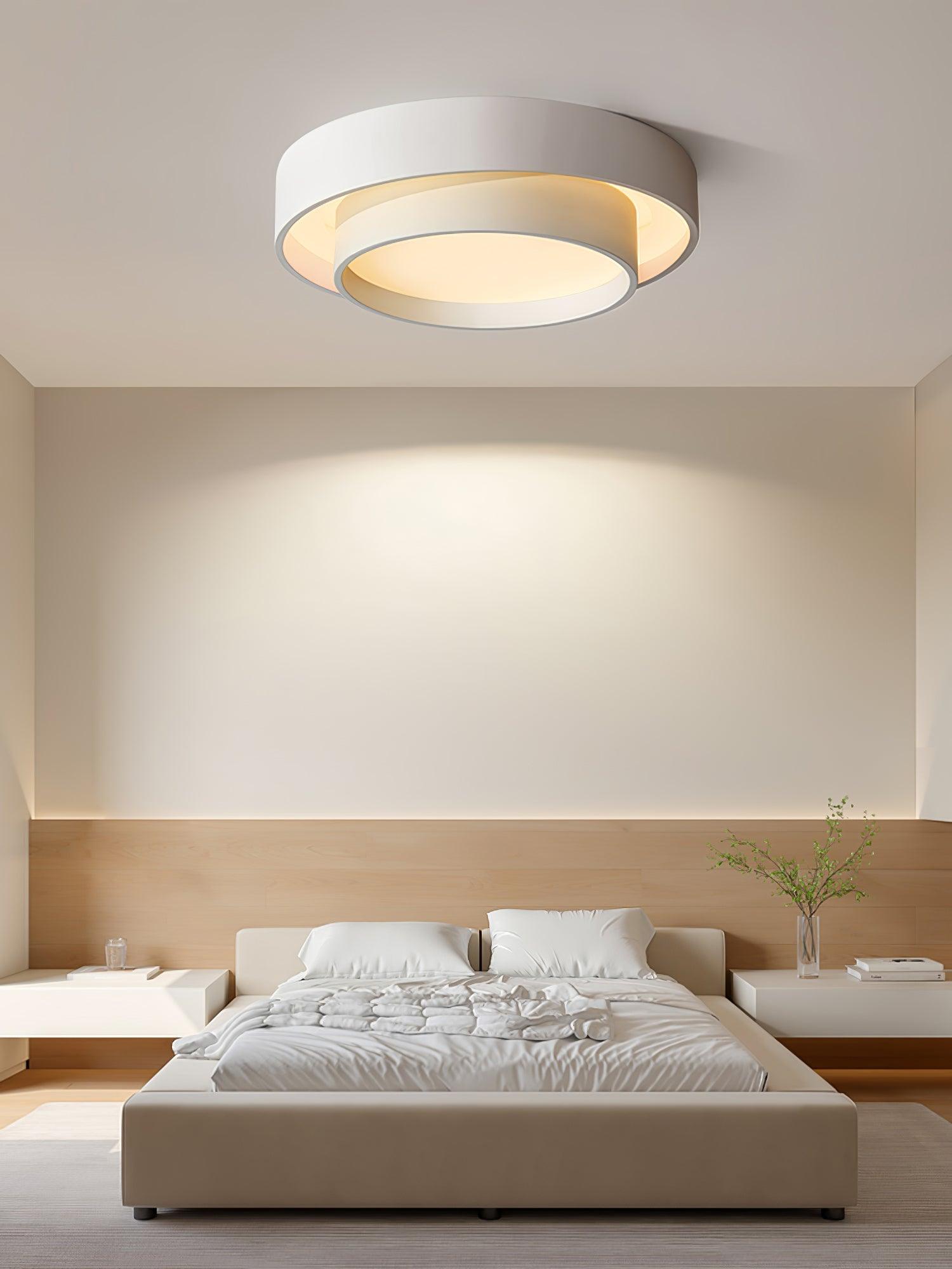 Layered Circular Flush Mount Ceiling Lamp