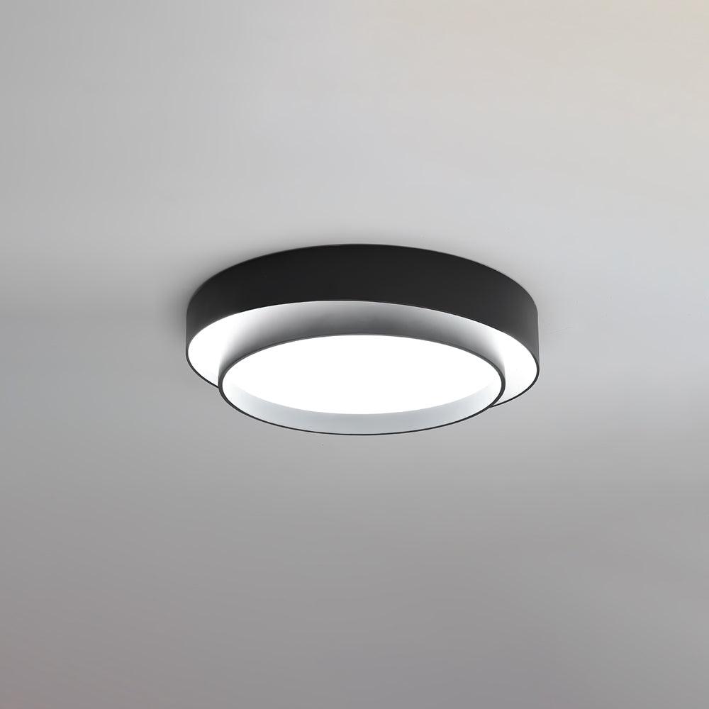 Layered Circular Flush Mount Ceiling Lamp