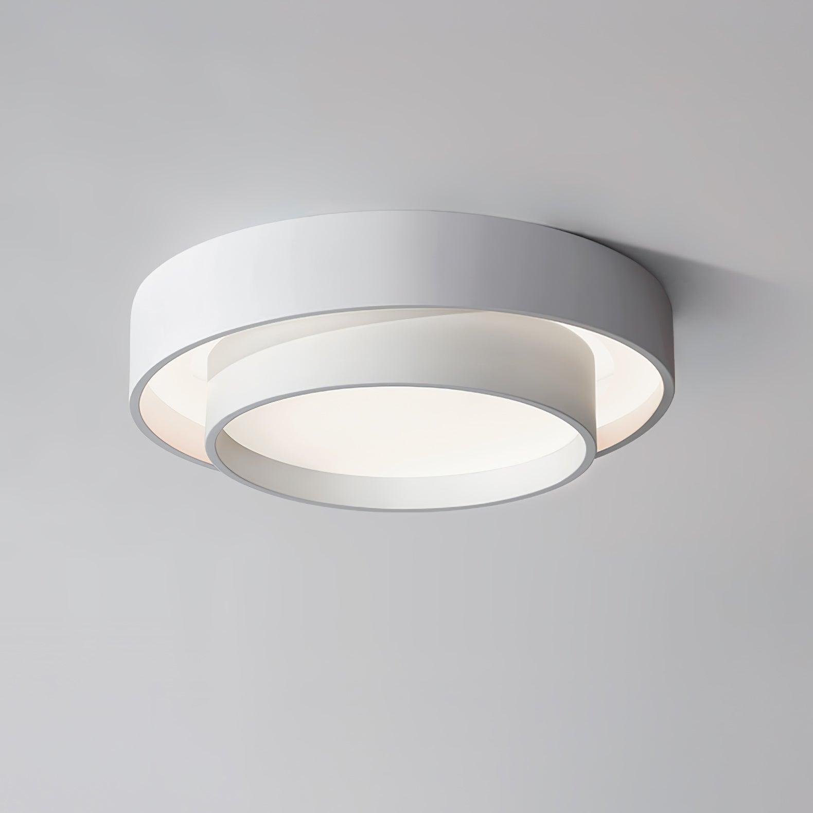 Layered Circular Flush Mount Ceiling Lamp