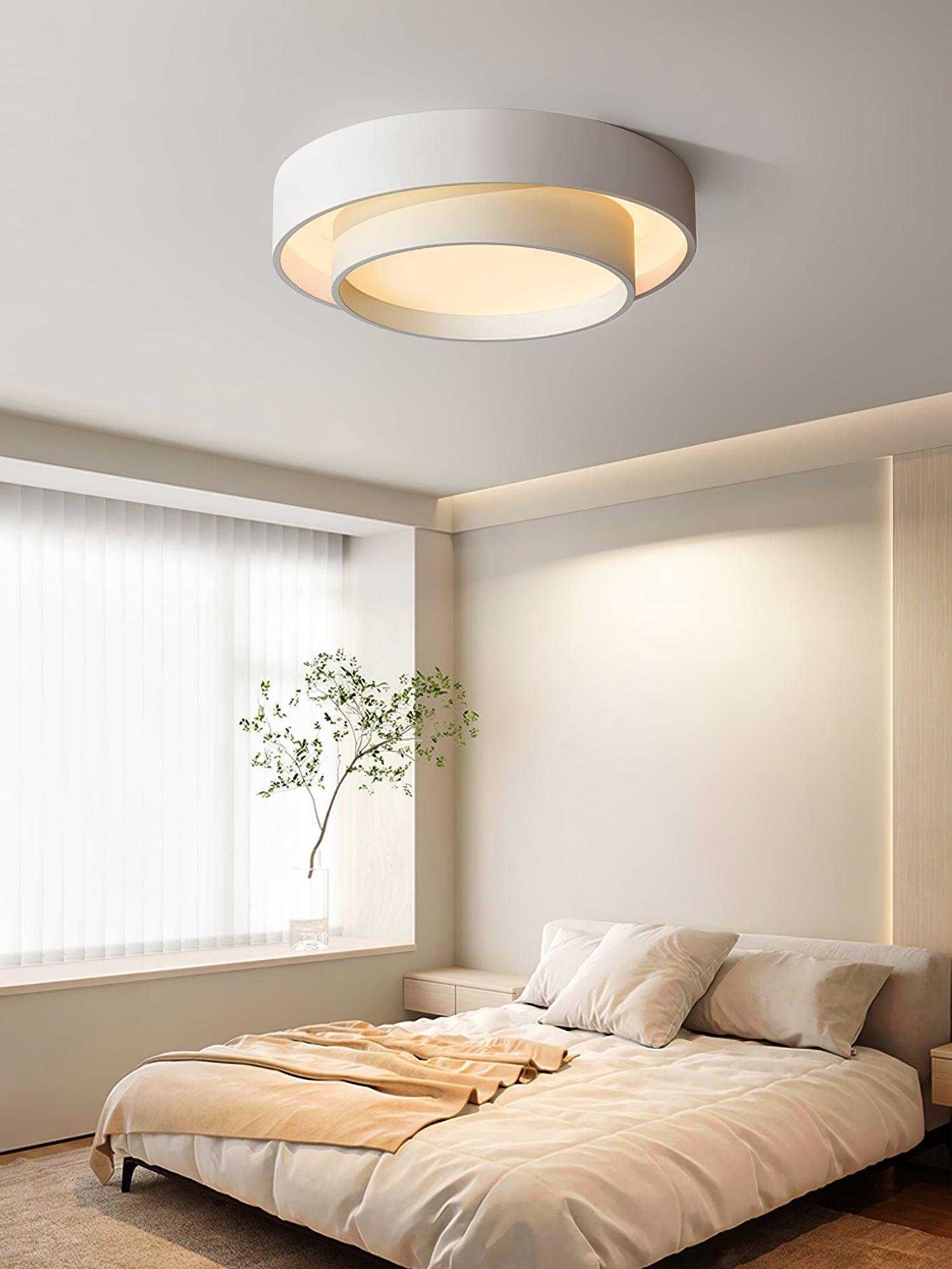 Layered Circular Flush Mount Ceiling Lamp