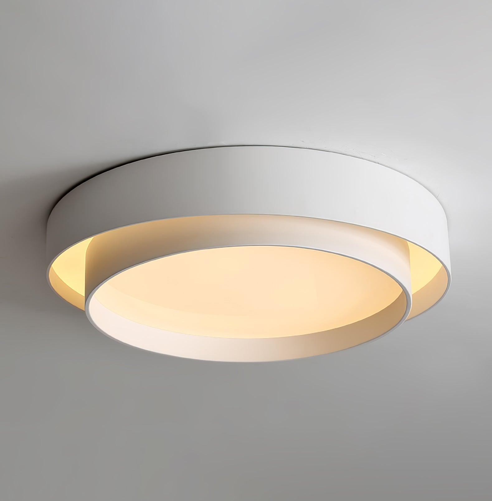 Layered Circular Flush Mount Ceiling Lamp