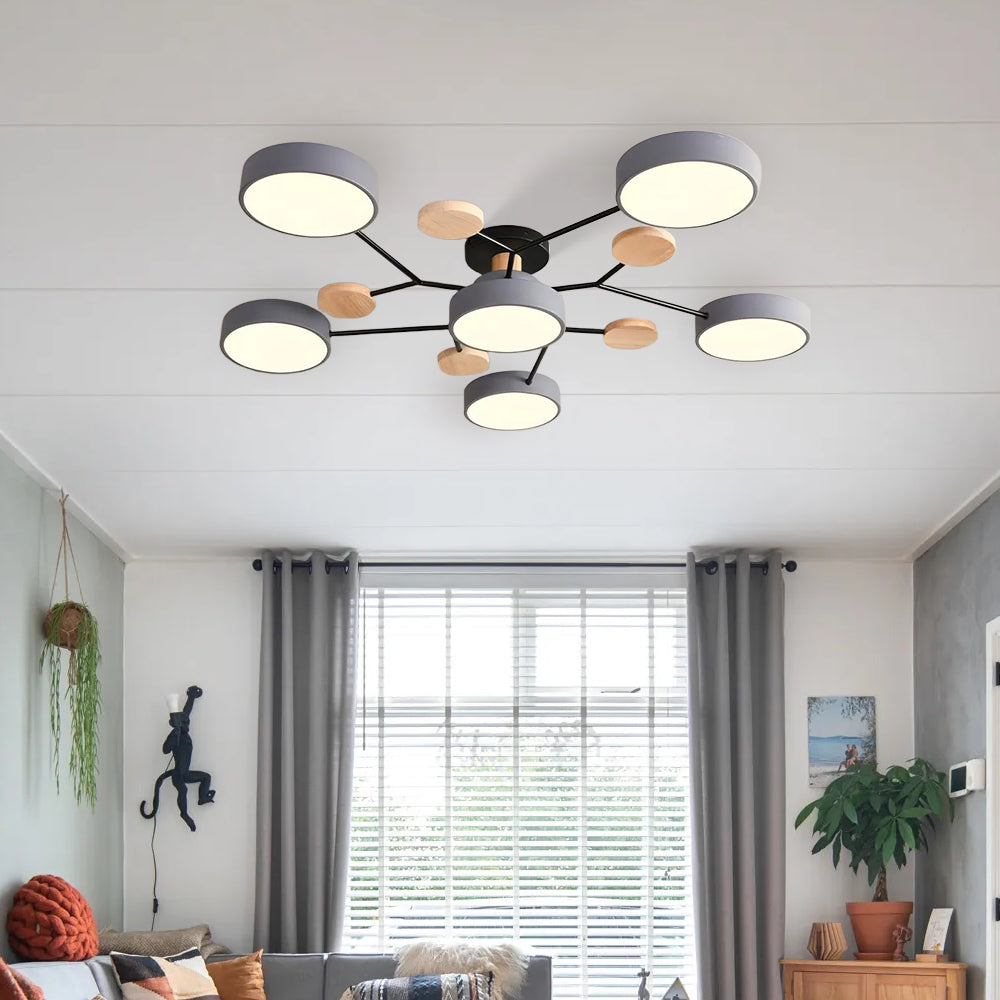Flush Mount Ceiling Light Ring Design