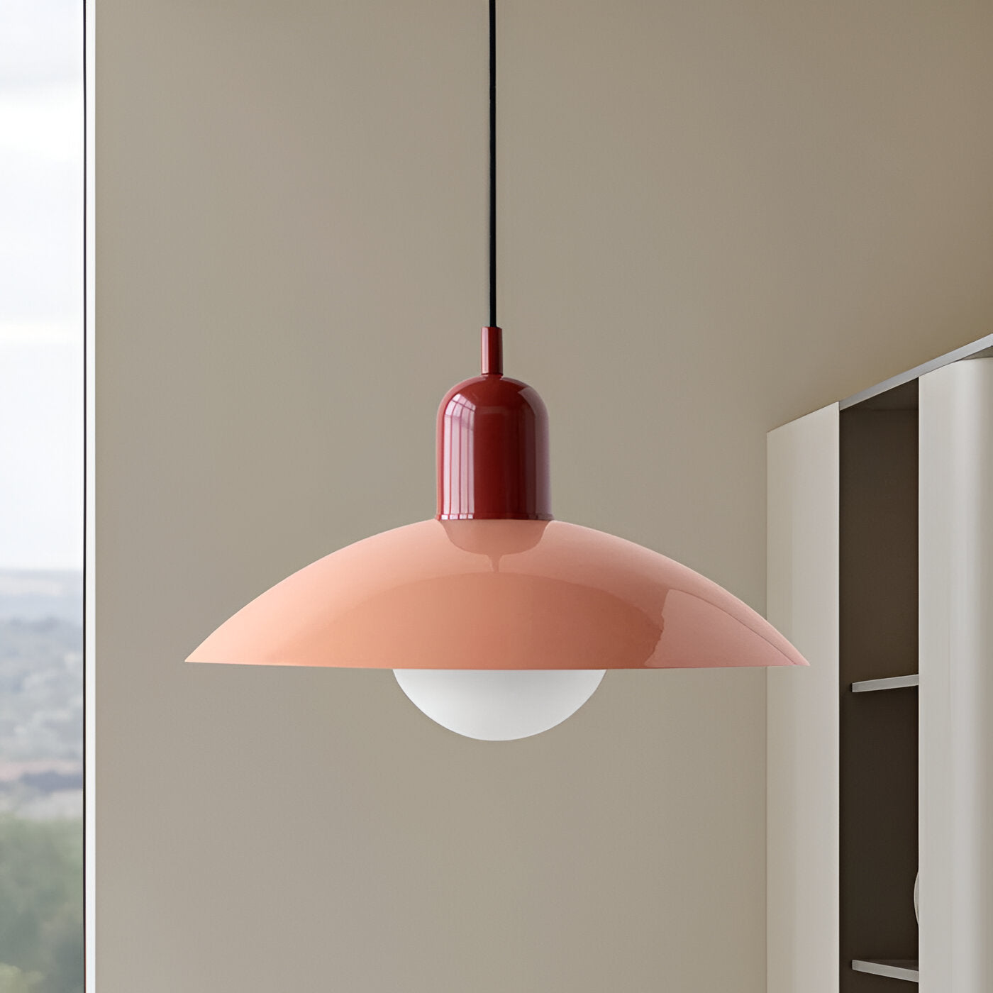 Round Adjustable Height Ceiling Light