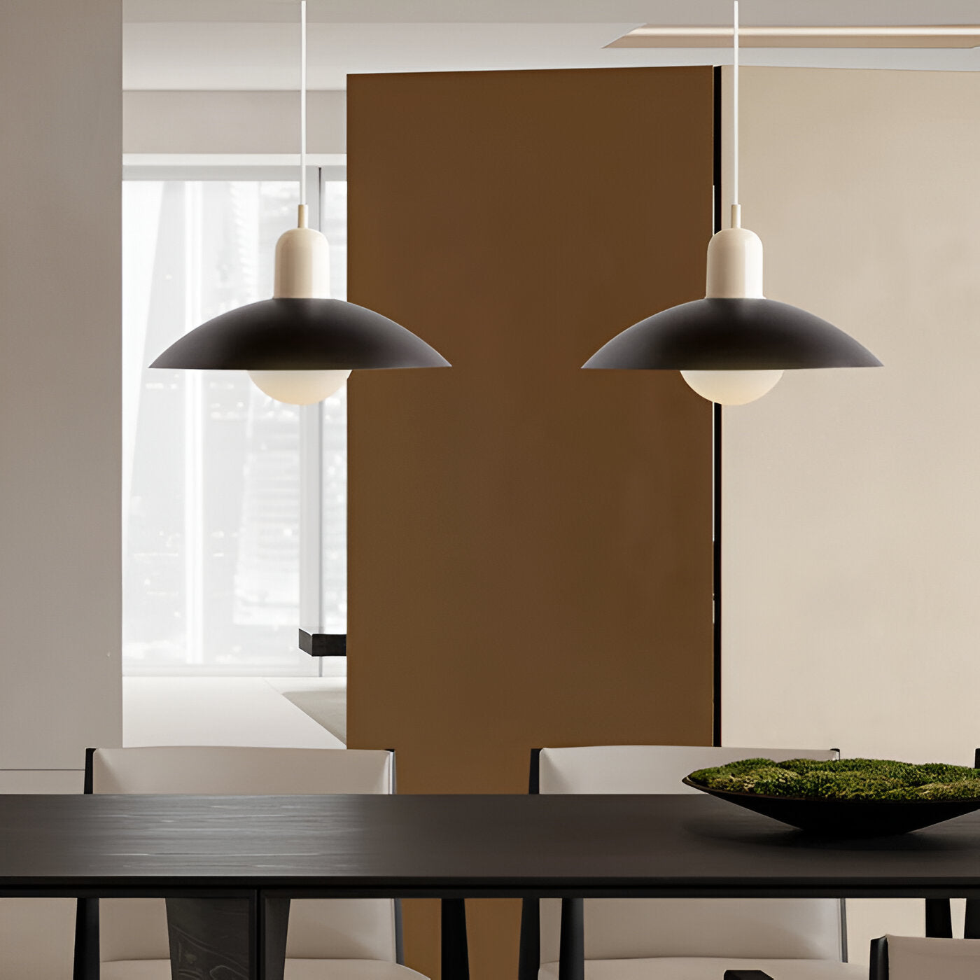 Round Adjustable Height Ceiling Light