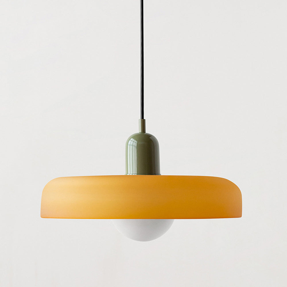Linear Pendant Ceiling Light Glass Shade