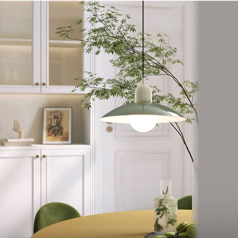 Round Adjustable Height Ceiling Light