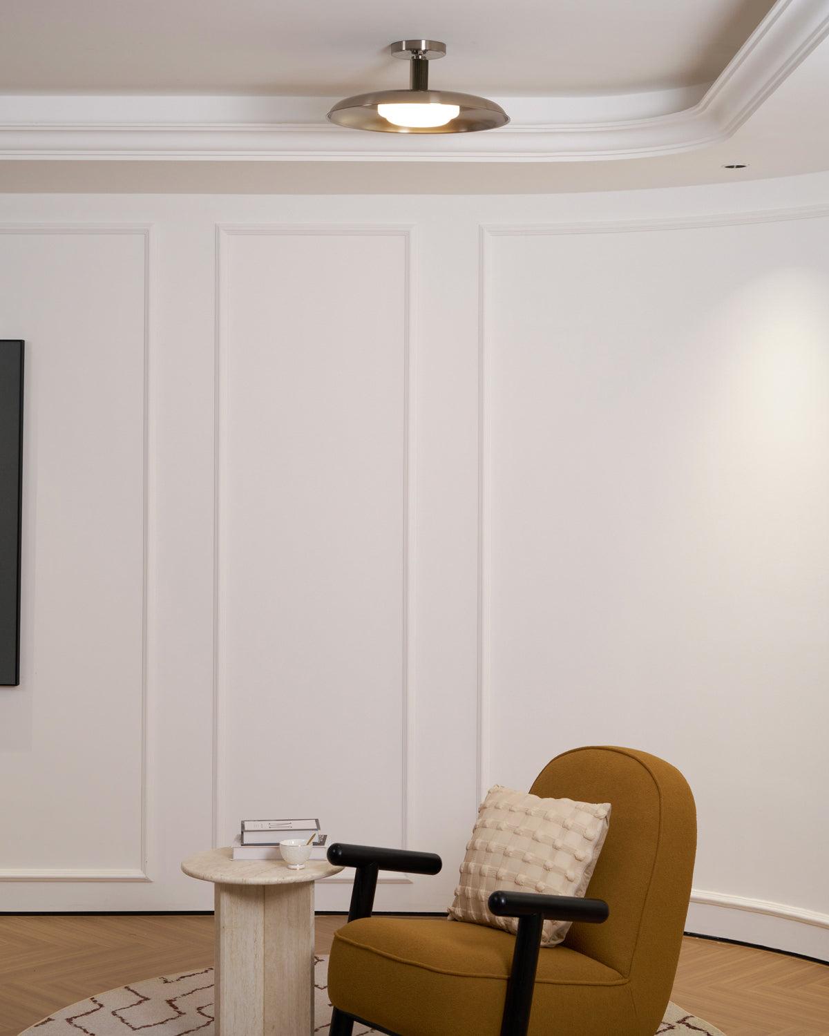 Open Disc Flush Mount Ceiling Light