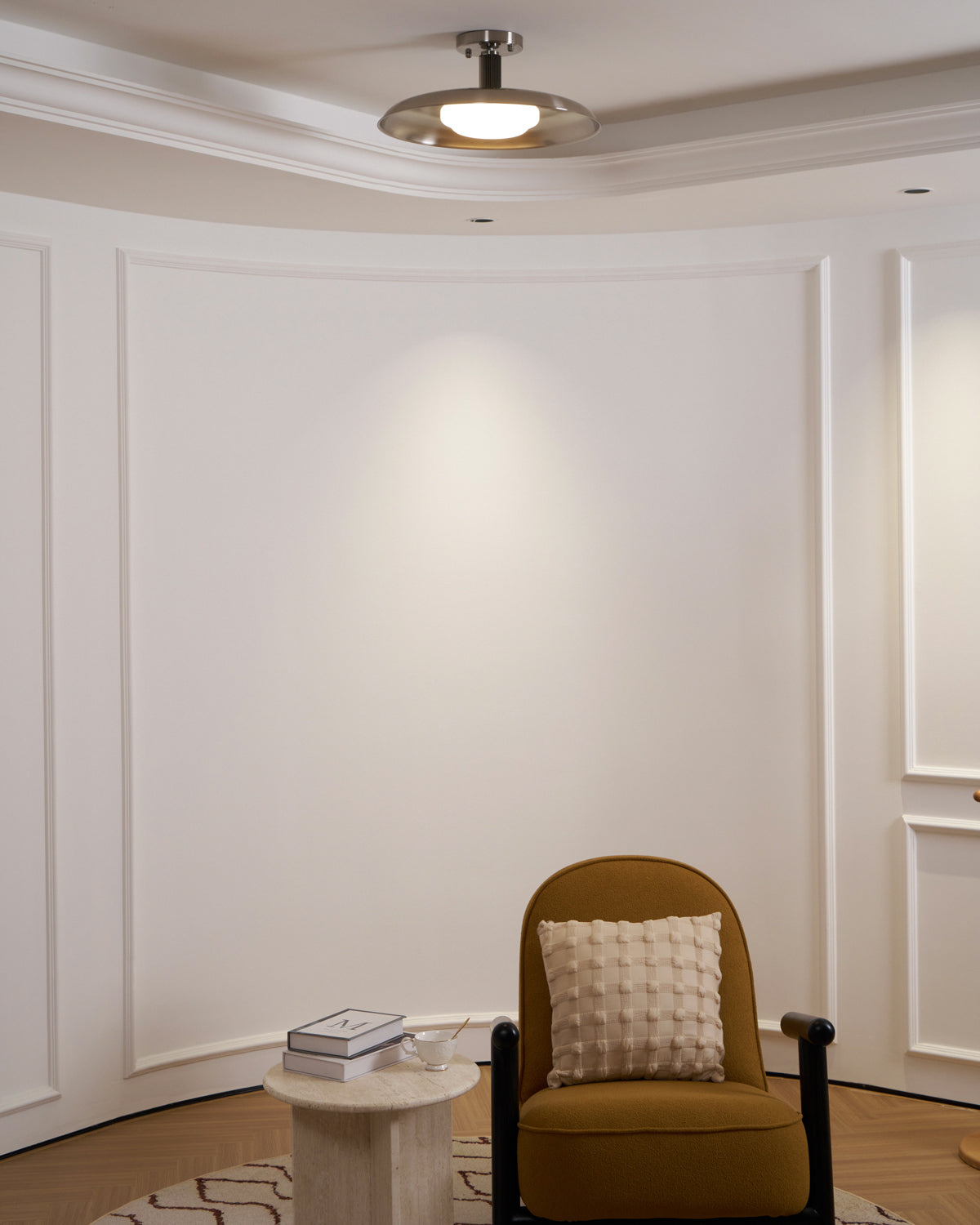 Open Disc Flush Mount Ceiling Light