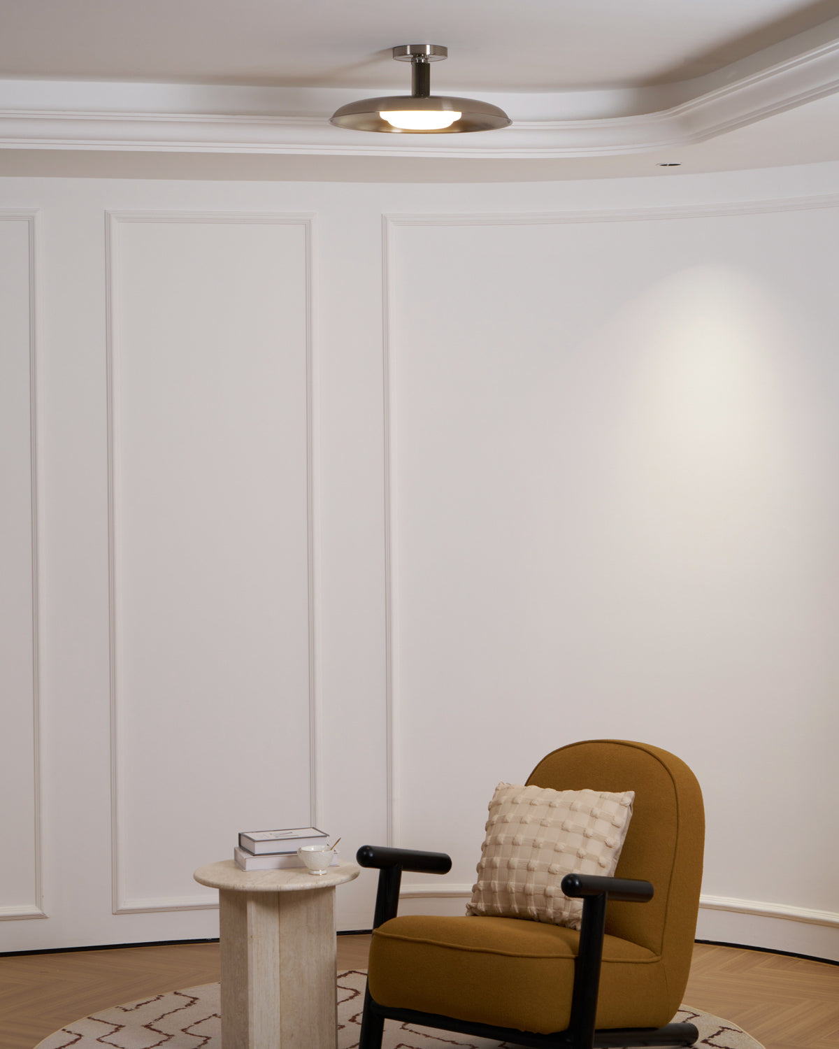 Open Disc Flush Mount Ceiling Light