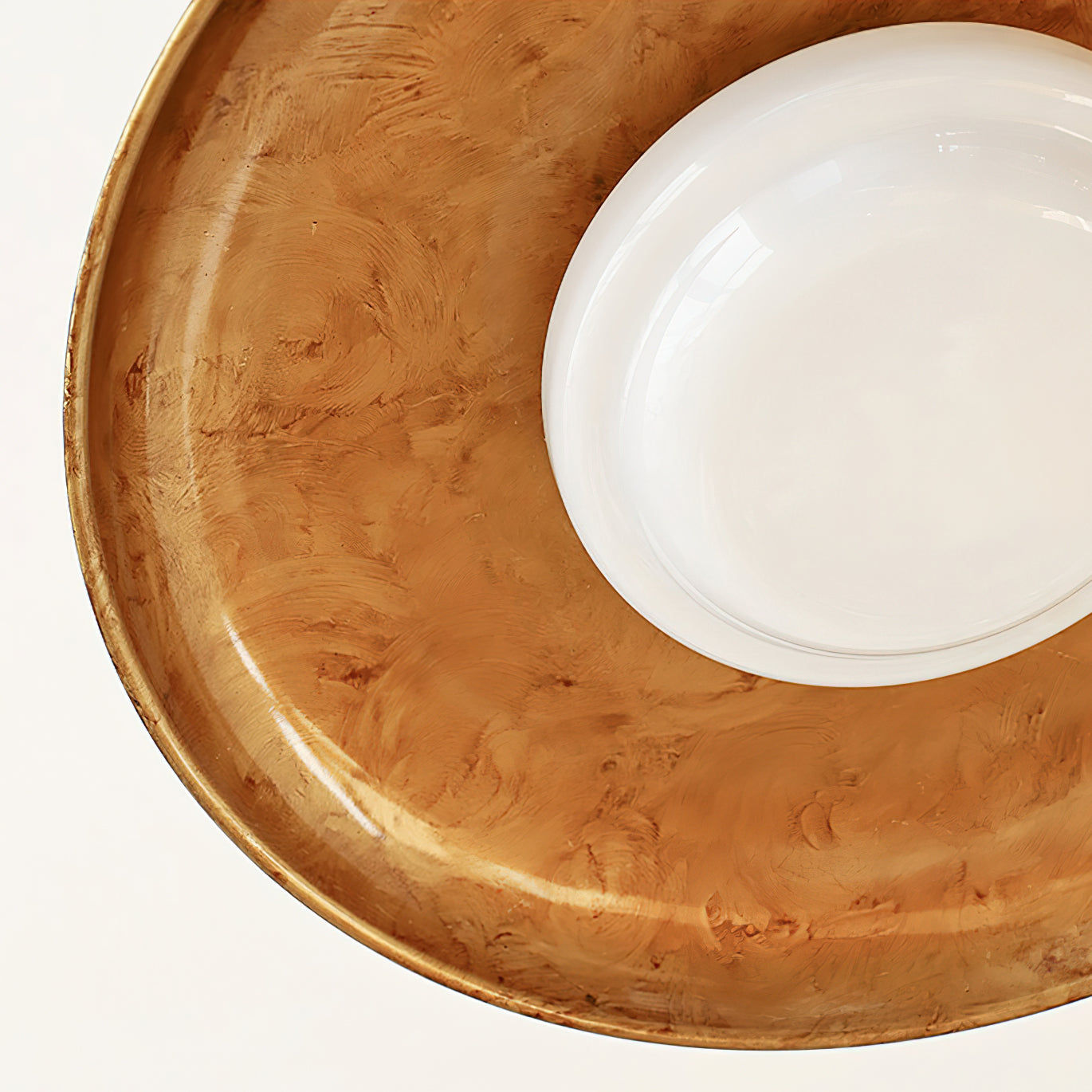 Open Disc Flush Mount Ceiling Light