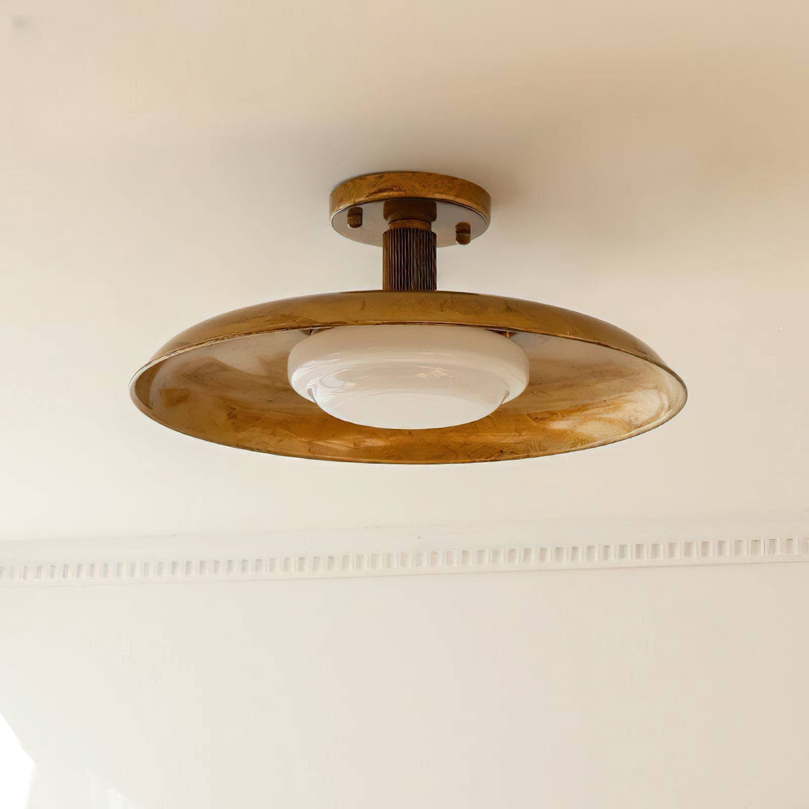 Open Disc Flush Mount Ceiling Light