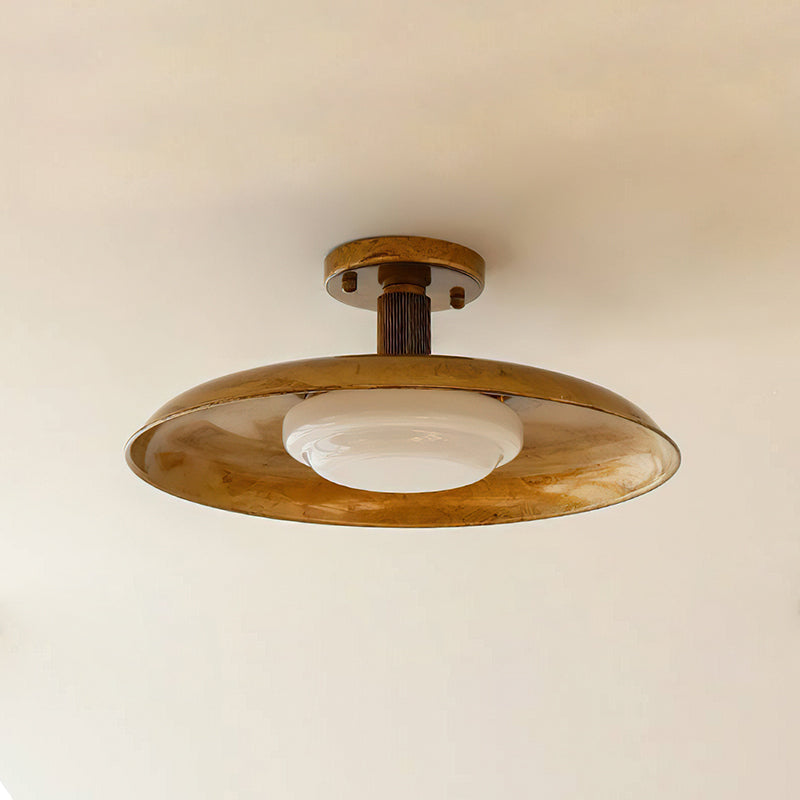 Open Disc Flush Mount Ceiling Light