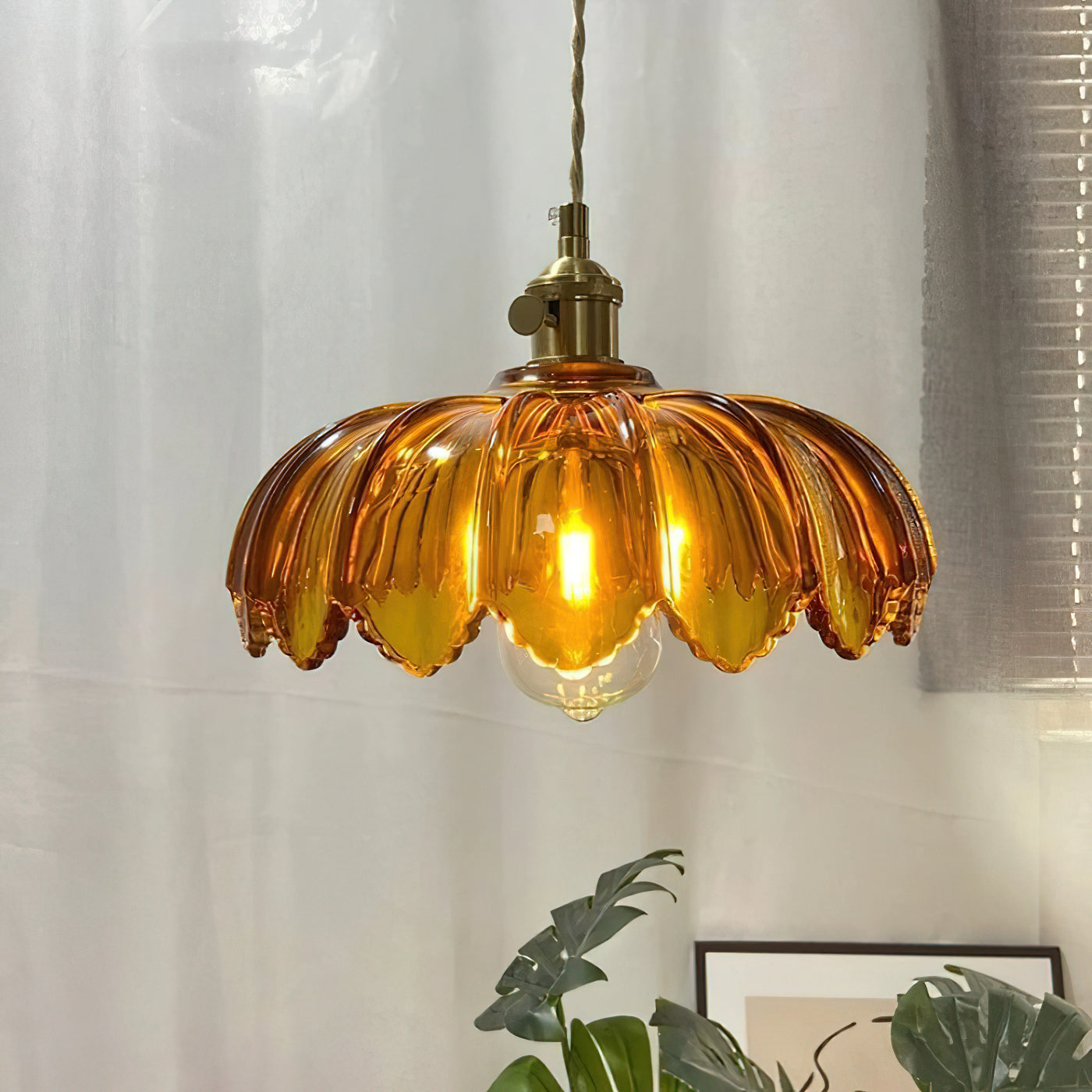 Glass Shade Pendant Ceiling Light