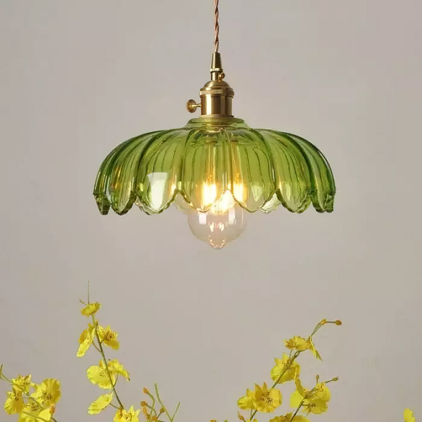 Glass Shade Pendant Ceiling Light