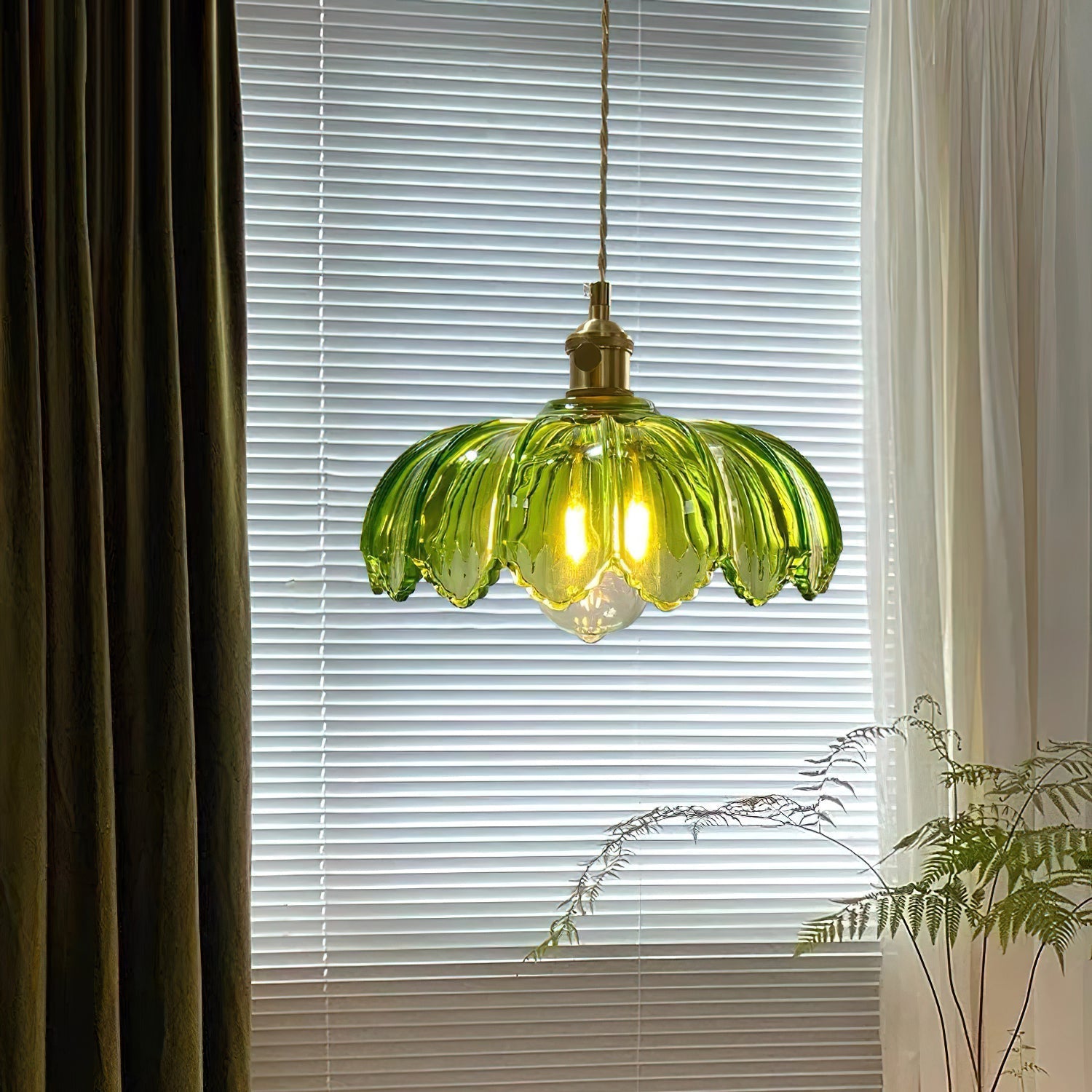 Glass Shade Pendant Ceiling Light