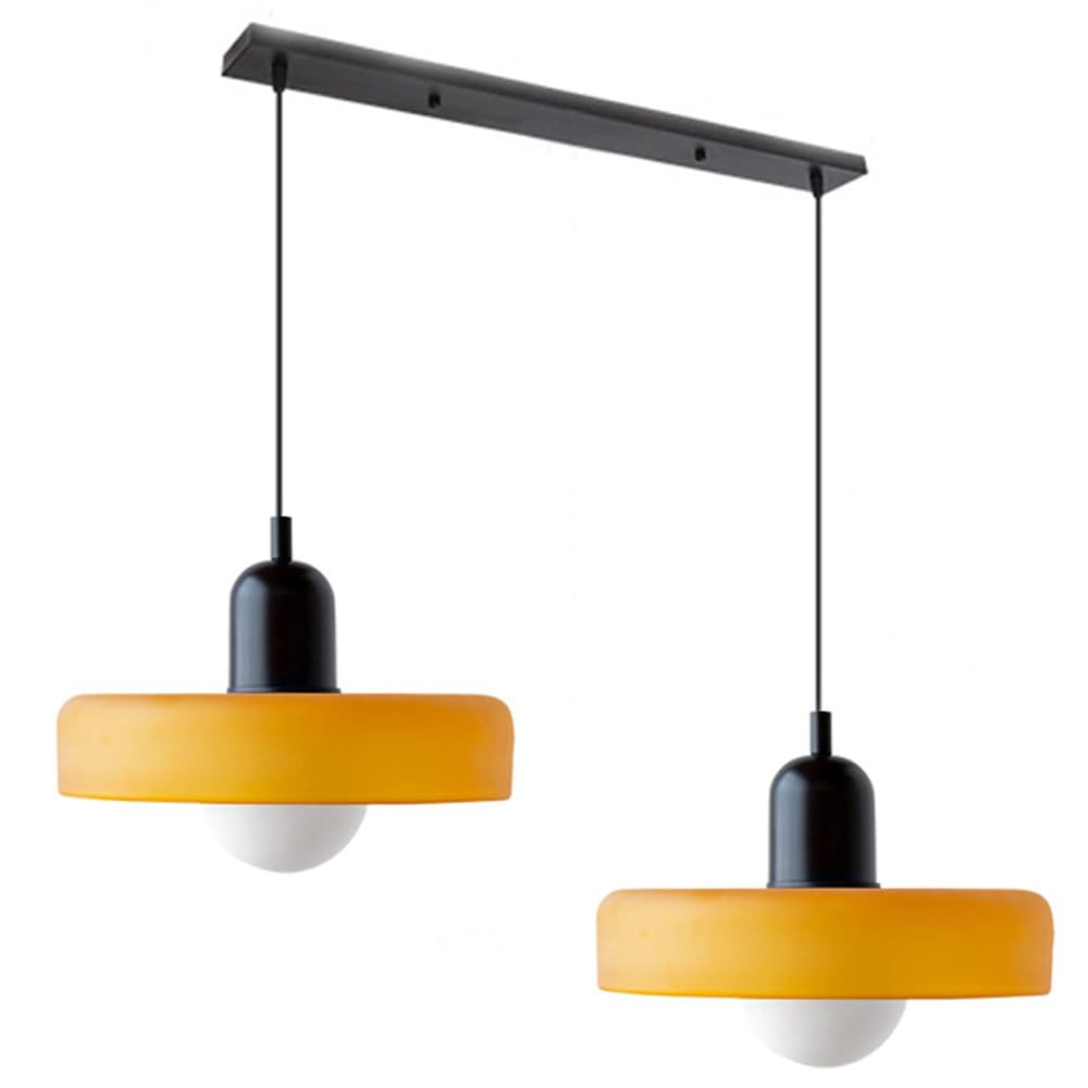 Twin Plate Shade Pendant Ceiling Lamp