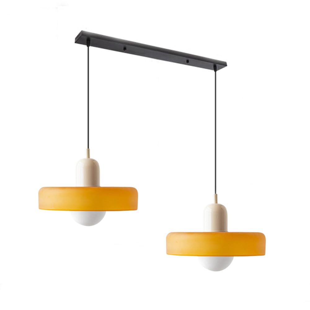Twin Plate Shade Pendant Ceiling Lamp