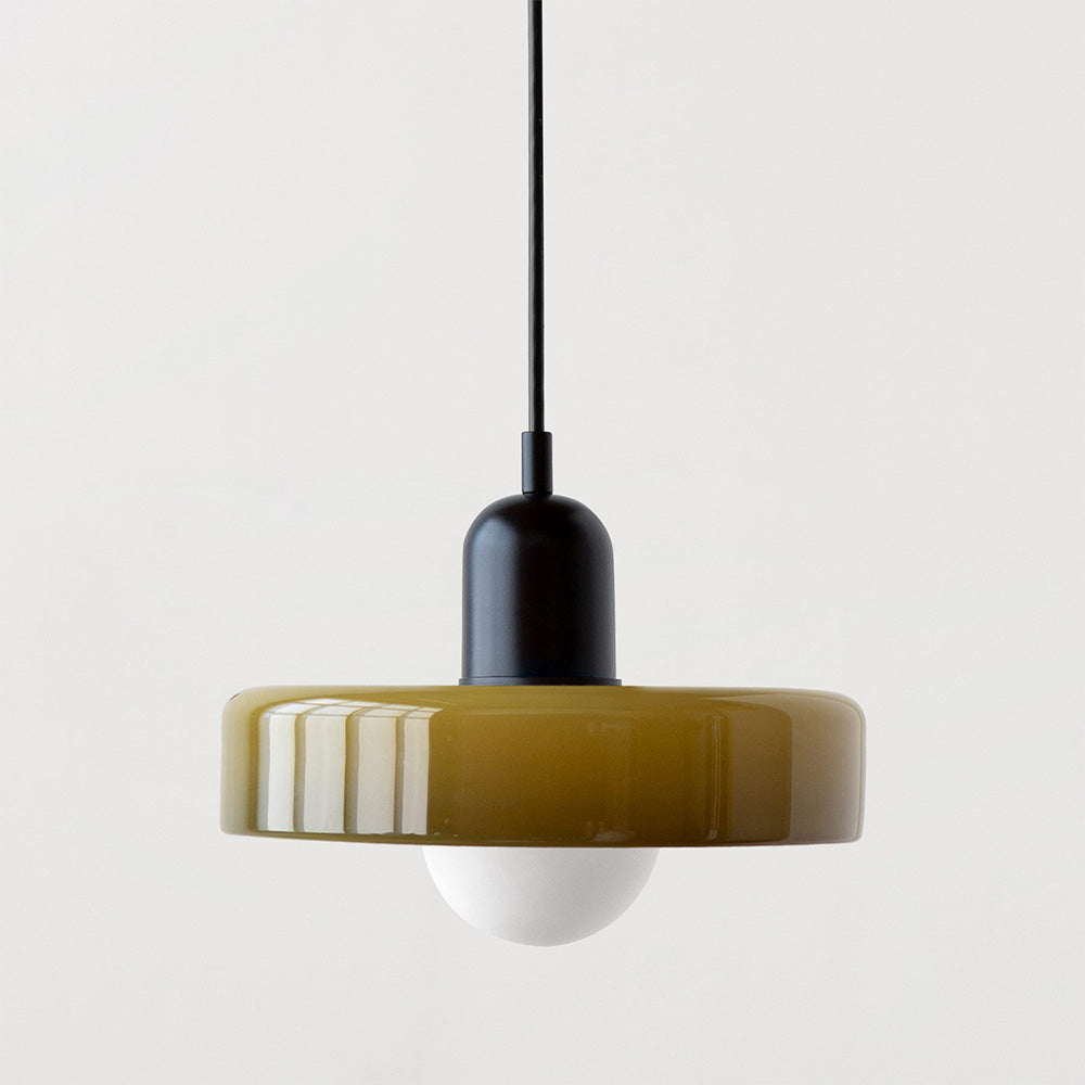 Twin Plate Shade Pendant Ceiling Lamp