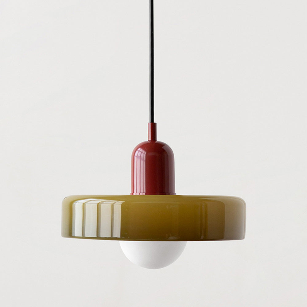 Twin Plate Shade Pendant Ceiling Lamp