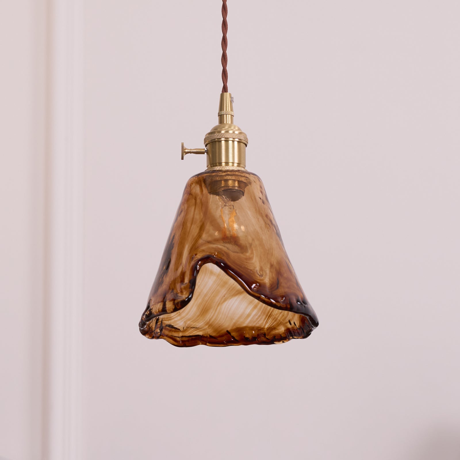 Textured Adjustable Pendant Ceiling Light
