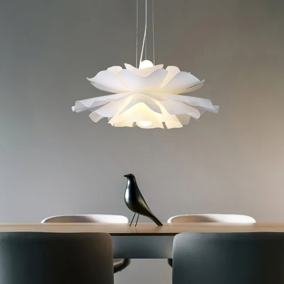 Layered Petal Pendant Ceiling Light