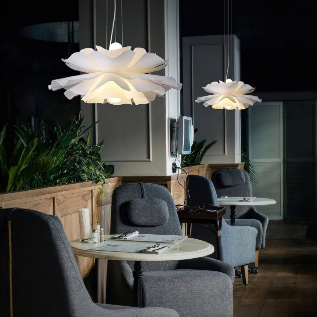 Layered Petal Pendant Ceiling Light