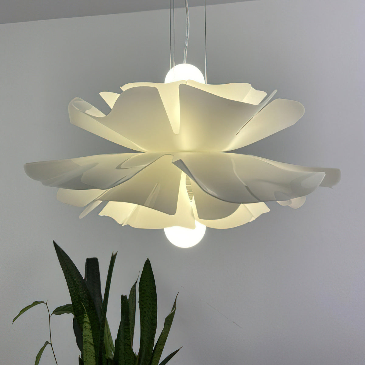 Layered Petal Pendant Ceiling Light