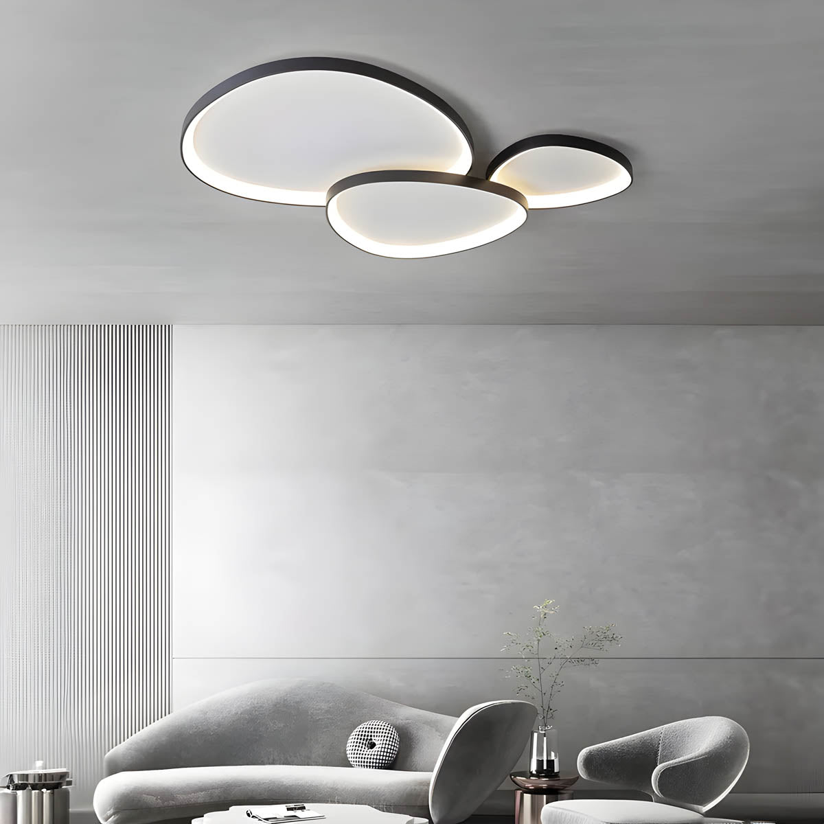 Slim Disc Flush Mount Ceiling Lamp